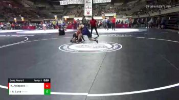 220 lbs Cons. Round 1 - Ali Luna, Redwood High School Wrestling vs Kyle Antepara, California