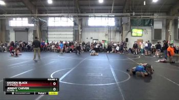 80 lbs Round 3 - Jeremy Carver, Olympia vs Hayden Black, 84 Athletes