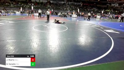 80 lbs Round Of 32 - John Roarty, Wall Knights Wrestling Club vs Brayden Yamello, Triumph Trained