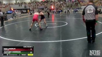 AA 220 lbs Cons. Round 2 - Mac Gregory, Springfield vs Aiden Elmore, Franklin