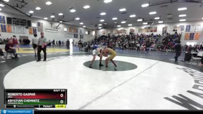 113 lbs Cons. Round 2 - Roberto Gaspar, Bell vs Krystian Chemnitz, Granada Hills