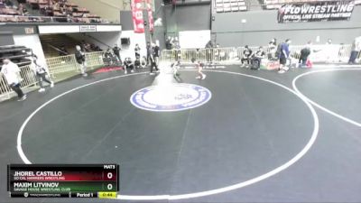 70 lbs Champ. Round 2 - Maxim Litvinov, Savage House Wrestling Club vs Jhorel Castillo, So Cal Hammers Wrestling