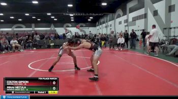 139 lbs Placement Matches (8 Team) - Colton Gipson, Indiana Outlaws vs Mihai Necula, Minions Green (GA)