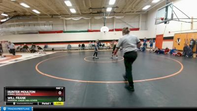 84 lbs Cons. Round 2 - Will Frank, Shoshoni Junior High School vs Hunter Moulton, Powell Middle School