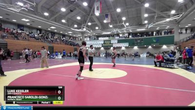 138 lbs Cons. Round 2 - Luke Kessler, San Clemente vs Francisco Saroldi-Gonzalez, Patrick Henry