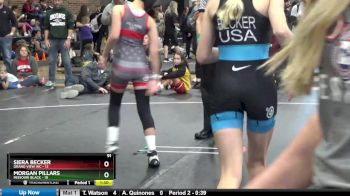 91 lbs Round 3 (4 Team) - Siera Becker, Grand View WC vs Morgan Pillars, Missouri Black