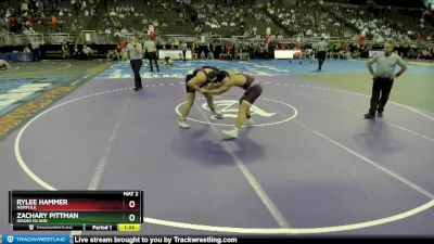 Quarterfinal - Rylee Hammer, Norfolk vs Zachary Pittman, Grand Island