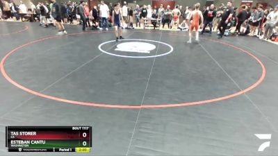 120 lbs Quarterfinal - Tas Storer, CA vs Esteban Cantu, Washington