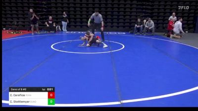 54 lbs Consi Of 8 #2 - Cooper Cerefice, Pennsburg, PA vs Caleb Stottlemyer, Dundalk, MD