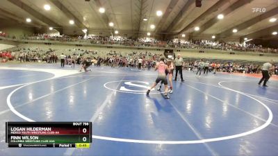 100 lbs Cons. Round 3 - Logan Hilderman, Mexico Youth Wrestling Club-AA vs Finn Wilson, Columbia Wrestling Club-AAA