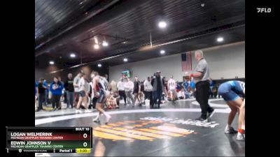 119-130 lbs Round 2 - Logan Welmerink, Michigan Grappler Training Center vs Edwin Johnson V, Michigan Grappler Training Center