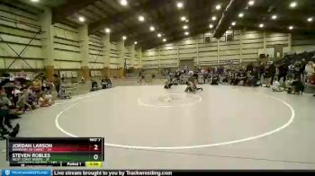 100 lbs Semis & Wb (16 Team) - STEVEN ROBLES, West Coast Riders vs Jordan Larson, Warriors Of Christ