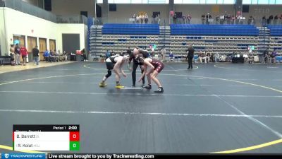 138 lbs Champ. Round 1 - Ryder Kolat, Mount Saint Joseph vs Bryce Barrett, Boys` Latin School