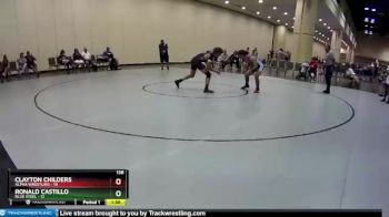 138 lbs Round 9 (10 Team) - Ronald Castillo, Blue Steel vs Clayton Childers, Alpha Wrestling