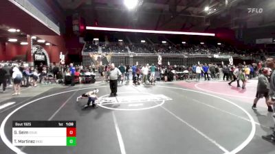 53 lbs Rr Rnd 2 - Greysen Seim, Douglas Wrestling Club vs Timothy Martinez, Ridge WC