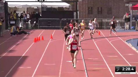 High School Girls' 4x400m Relay Event 145, Prelims 1