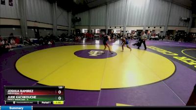 120 lbs Quarters & 1st Wb (16 Team) - Jude Kachkouche, Frisco Wakeland vs Joshua Ramirez, Midlothian