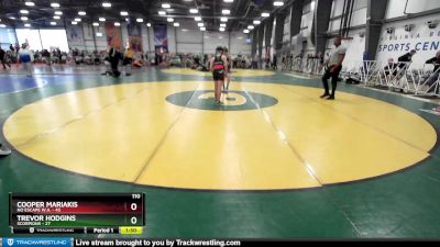 110 lbs Rd# 8- 12:30pm Saturday Final Pool - Cooper Mariakis, No Escape W.A. vs Trevor Hodgins, Scorpions