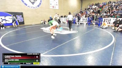 152 lbs Champ. Round 2 - Christian Taovil, Granada vs Benjamin Kirk, Royal