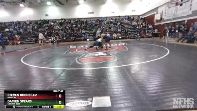 220 lbs Quarterfinal - Steven Rodriguez, Mabton vs Damien Spears, Liberty Bell