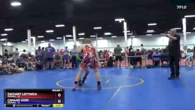 187 lbs Round 1 (4 Team) - Zachary Leftwich, Virginia vs Canaan Goss, Georgia