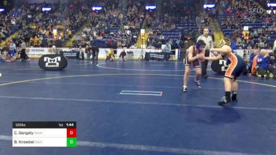 120 lbs Round Of 16 - Cooper Gergely, Penn Cambria vs Blake Knoebel, Southern Columbia