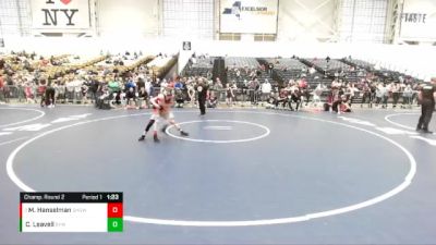 85 lbs Champ. Round 2 - Max Hanselman, Grain House Grapplers Wrestling Club vs Carter Leavell, Bulldogs Youth Wrestling (Far Western)