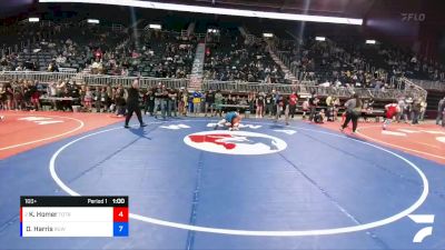 160+ Round 2 - Kamdon Homer, Top Of The Rock Wrestling Club vs Darin Harris, Riverton USA Wrestling