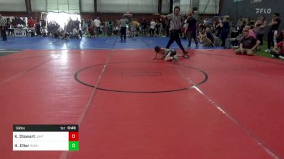 58 lbs Quarterfinal - Kieran Stewart, Unattached vs Harry Etter, RedNose