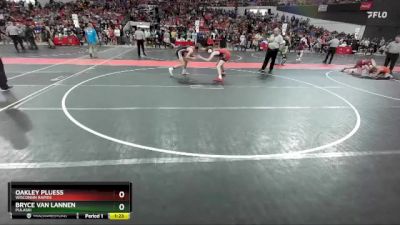 145 lbs Champ. Round 2 - Bryce Van Lannen, Pulaski vs Oakley Pluess, Wisconsin Rapids