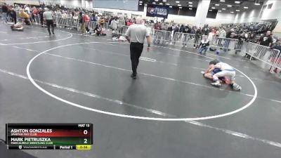 106 lbs Cons. Round 3 - Ashton Gonzales, Spartan Mat Club vs Mark Pietruszka, MarcAurele Wrestling Club