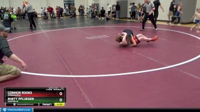 90 lbs Cons. Round 3 - Rhett Pflueger, Hartselle vs Connor Rooks, Stronghold