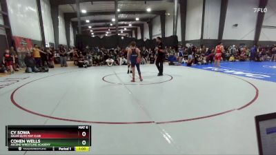 108 lbs Semifinal - Cohen Wells, Ascend Wrestling Academy vs Cy Sowa, Salem Elite Mat Club