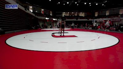 115 lbs Consi Of 8 #1 - Nevaeh Kent, Mustang High School Girls vs Rachel Hudlow, Poteau High School Girls