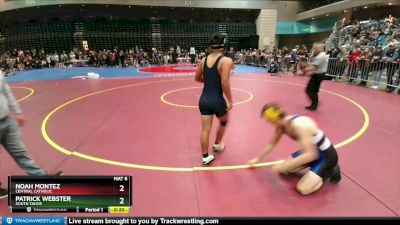 150 lbs Cons. Round 6 - Noah Montez, Central Catholic vs Patrick Webster, South Tahoe