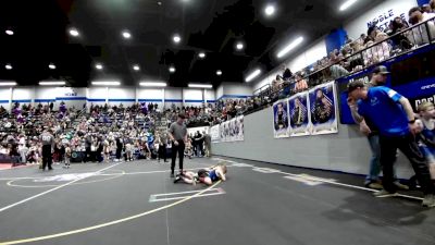 60 lbs Round Of 16 - Tobias Roundtree, ARDMORE TAKEDOWN CLUB vs Grayson Penrod, Little Axe Takedown Club