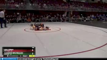 106 lbs Round 6 (8 Team) - Cameron Brumbaugh, Hastings vs Levi Cerny, Columbus