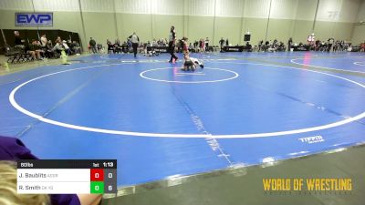 60 lbs Semifinal - Jagger Baublits, Aggression Legionaries 12u vs Rhett Smith, Oklahoma Young Guns 12U