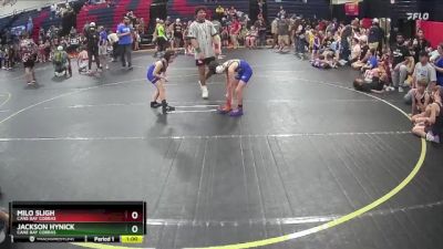 64 lbs Round 2 - Jackson Hynick, Cane Bay Cobras vs Milo Sligh, Cane Bay Cobras