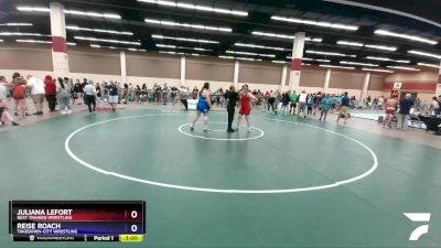 180 lbs Quarterfinal - Juliana LeFort, Best Trained Wrestling vs Reise Roach, Takedown-City Wrestling