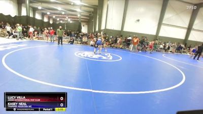 120 lbs Semifinal - Lucy Villa, Askeo International Mat Club vs Kasey Neal, Thunder Mountain WC