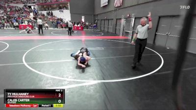 94 lbs Cons. Round 2 - Caleb Carter, Bayport vs Ty Mulhaney, Mollitium Wrestling Club