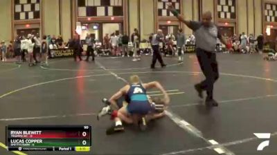 90 lbs Quarterfinals (8 Team) - Lucas Copper, Smittys Barn vs Ryan Blewitt, Triumph WC