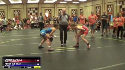 108 lbs Round 3 (4 Team) - Lauren Gambale, MGW- Citrus Fruit vs Peggy Sue Dean, NJ-Select