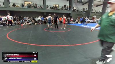 165 lbs Champ. Round 1 - Anthony Hayes, WA vs William Chudecke, WA