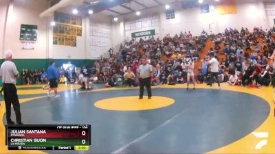 106 lbs Semifinal - Julian Santana, Etiwanda vs Christian Gijon, La Mirada