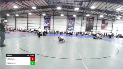 105 lbs Consi Of 8 #1 - Tyson Mateo, OH vs Tahrik Bailey, GA