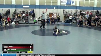 43 lbs Round 3 (4 Team) - Brooks Riesen, Penn vs Miles Rioux, Avon