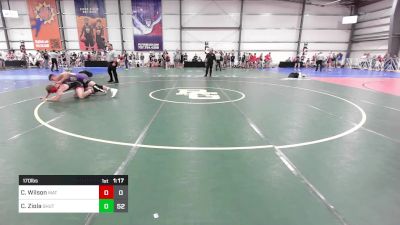 170 lbs Rr Rnd 1 - Carter Wilson, Mat Hogs/4M vs Cade Ziola, Team Shutt Dynasty