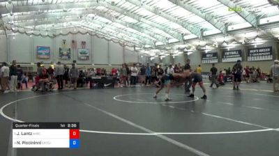 61 kg Quarterfinal - Jens Lantz, University Of Wisconsin vs Nick Piccininni, Cowboy RTC/TMWC